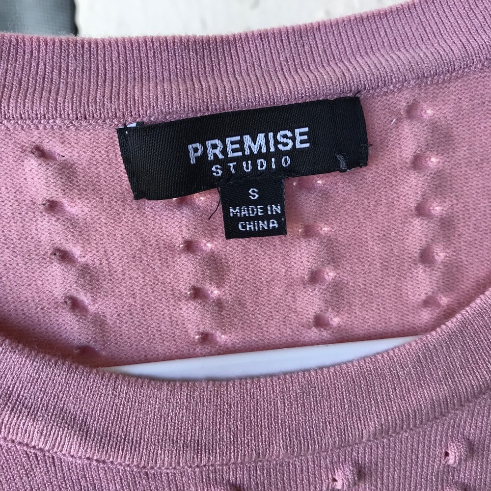 PREMISE STUDIO textured sweater top *3 - Picture 5 of 5